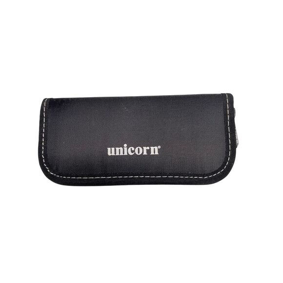 Unicorn Soft Tip Dart Set Case Extra Flights Shafts Black Blue Red Game League - Picture 4 of 10